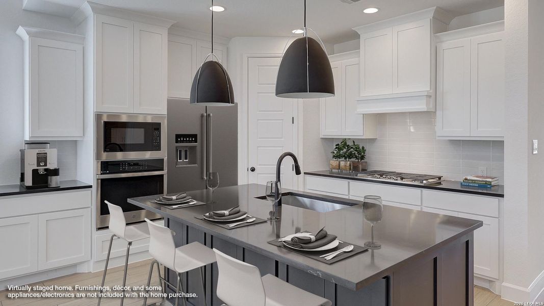 Furnished interior view inside a new home in Corley Farms, Boerne (Image 14).