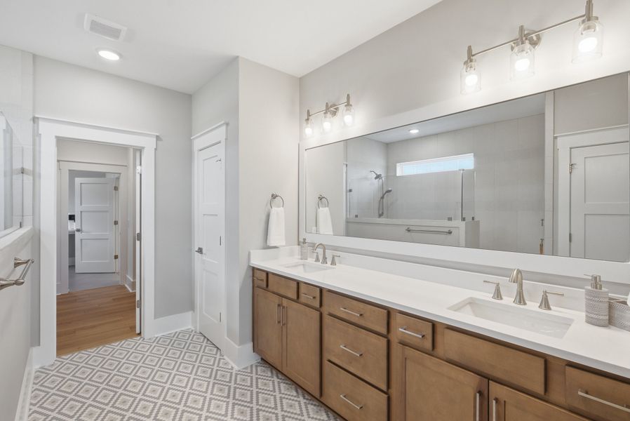 Furnished interior view inside a new home in The Sanctuary at Sunset Beach, Sunset Beach (Image 41).