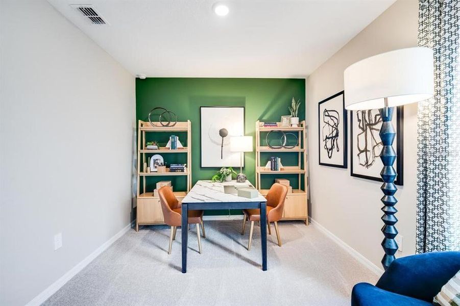 Furnished interior view inside a new home in Waterstone, Groveland (Image 20).