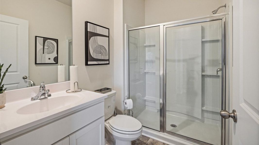 Furnished interior view inside a new home in Keebler Meadows, Johnson City (Image 20).