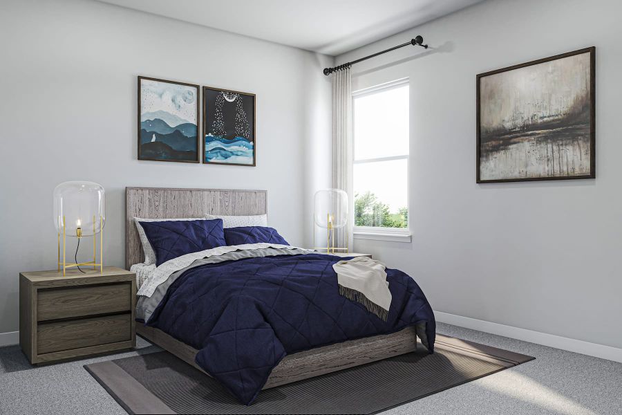 Furnished interior view inside a new home in Park Central, Georgetown (Image 16).