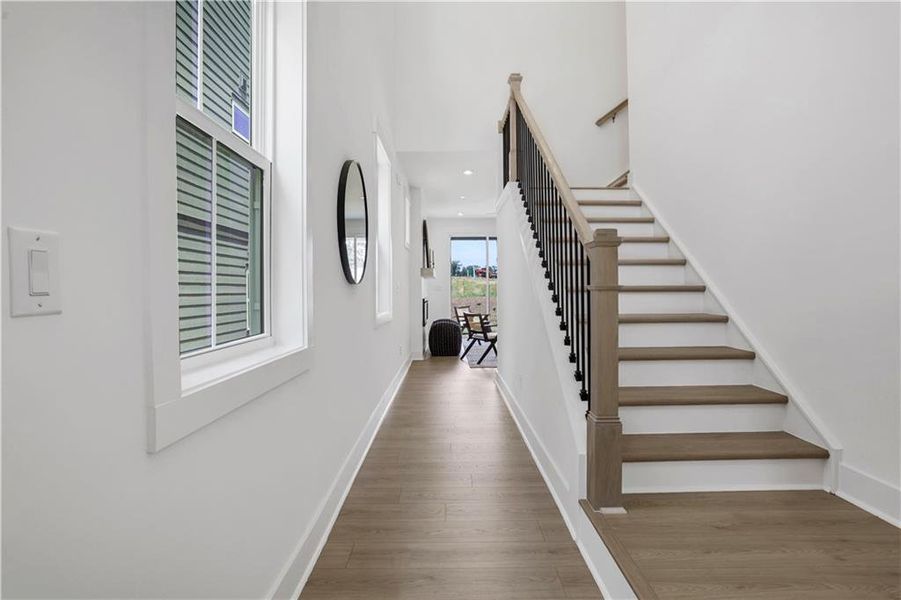 Spacious, unfurnished interior of a new home in Poppy at GreenHouse, Marietta (Image 21).