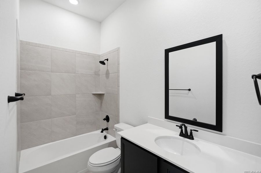 Furnished interior view inside a new home in The Crossvine, Schertz (Image 16).