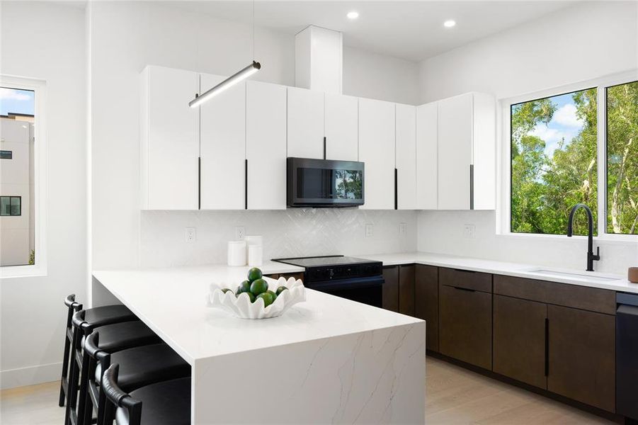 Furnished interior view inside a new home in , St. Petersburg (Image 7).