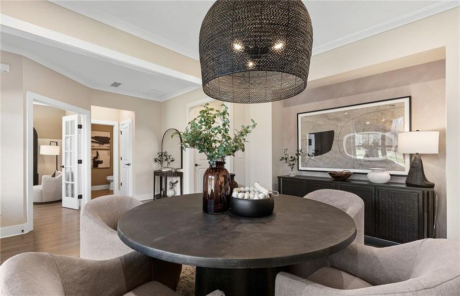 Furnished interior view inside a new home in Berkeley Mill, Cumming (Image 11).