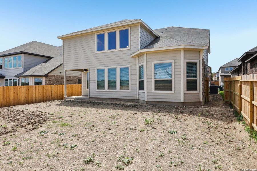 Exterior details and patio area of a home in Fox Falls, Boerne (Image 29).