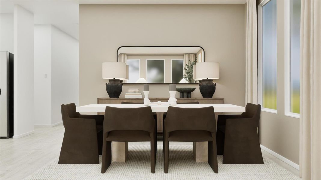Furnished interior view inside a new home in Binford Creek, Waller (Image 3).
