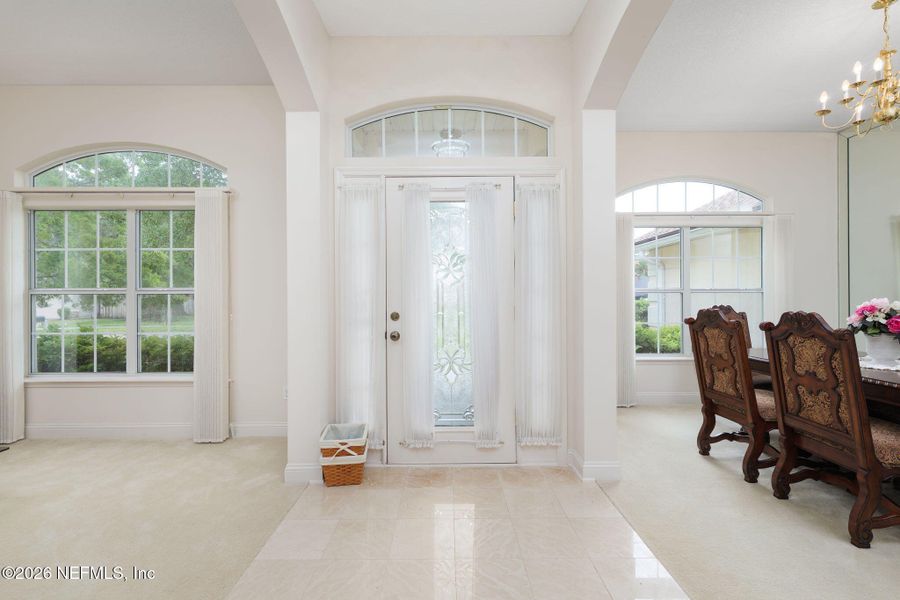 Furnished interior view inside a new home in , Jacksonville (Image 12).