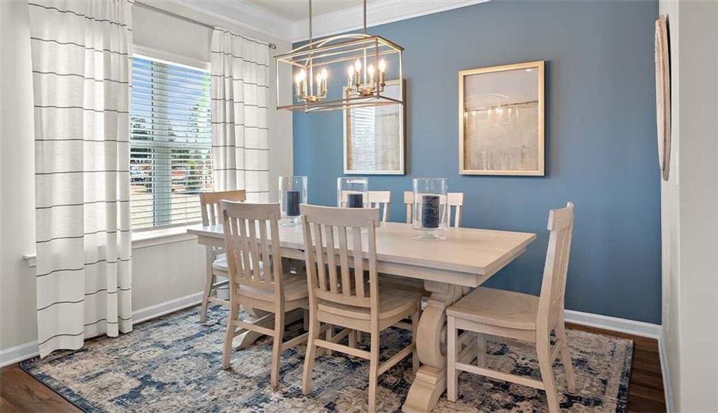 Furnished interior view inside a new home in Sanders Park, Austell (Image 4).