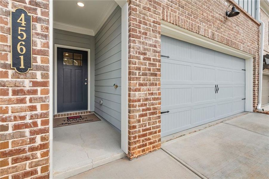 Exterior details and patio area of a home in Cherokee Township, Acworth (Image 3).