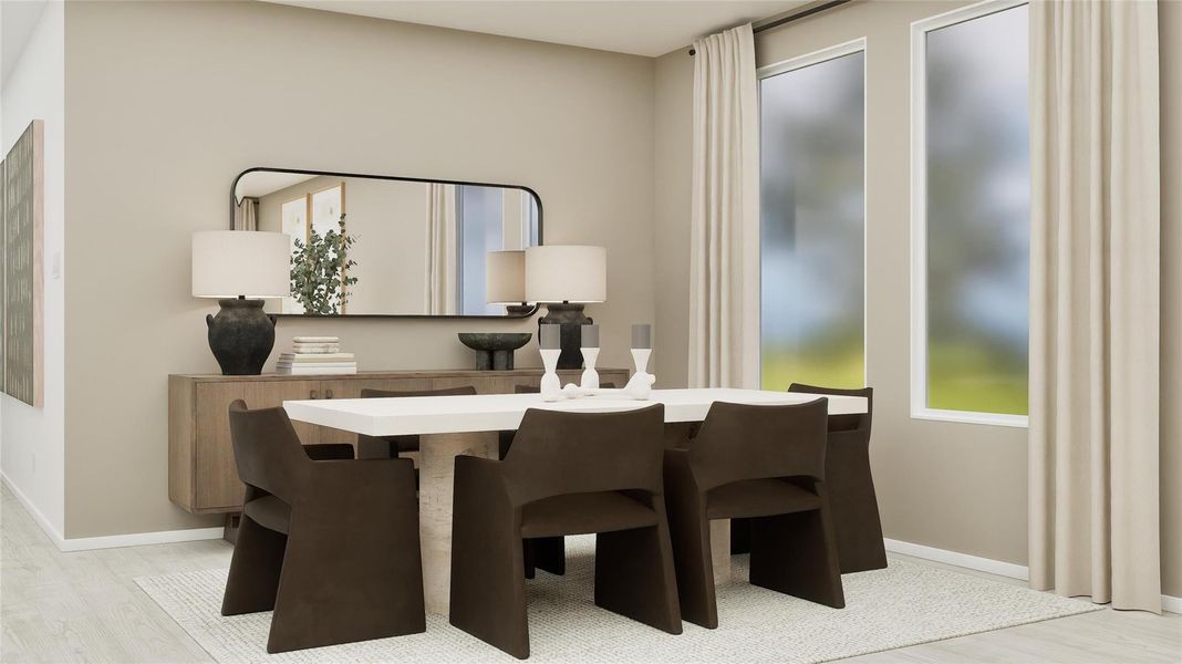 Furnished interior view inside a new home in Binford Creek, Waller (Image 4).