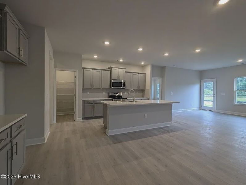 Furnished interior view inside a new home in Hidden Lake Estates, Greenville (Image 4).