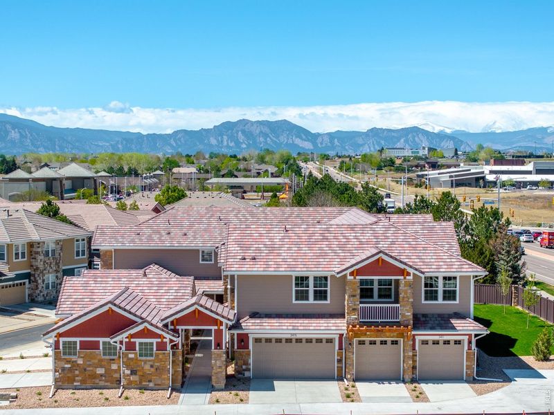 Front exterior of a new home in , Broomfield, CO, highlighting curb appeal (Image 20).