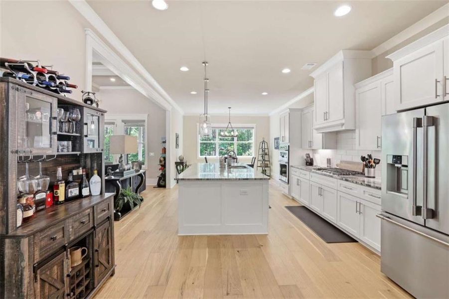 Furnished interior view inside a new home in , Clarkesville (Image 39).