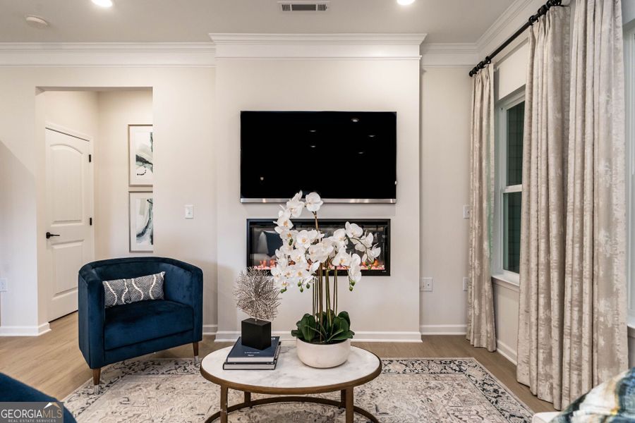 Furnished interior view inside a new home in Cobblestone Crossing Commons, Byron (Image 4).