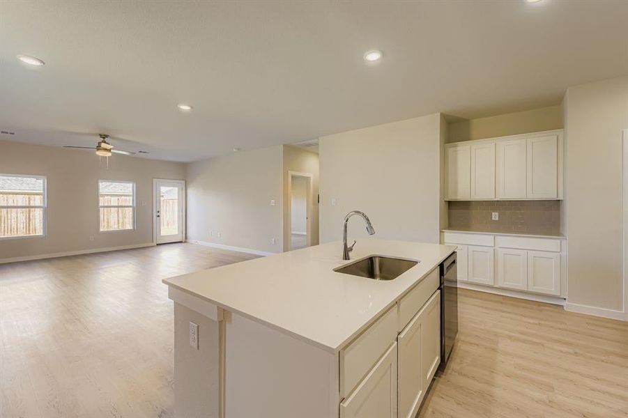 Furnished interior view inside a new home in MiraVerde, Crowley (Image 14).