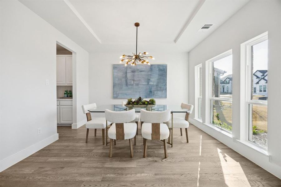 Furnished interior view inside a new home in , Frisco (Image 13).