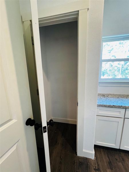 Closet in Utility Room