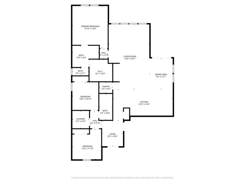 2D floor plan layout of this home in , Pasadena, TX (Image 5).