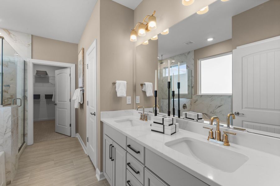 Representative furnished interior of a home built from the The Shorebreak by Chesapeake Homes in Coastal Club of the Carolinas, Calabash (Image 40).