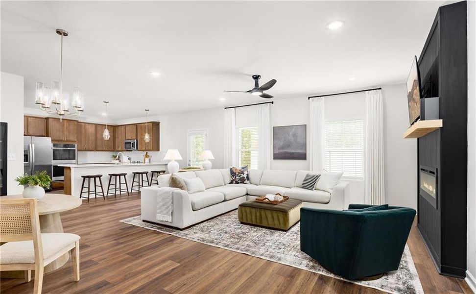 Furnished interior view inside a new home in Honey Creek, Conyers (Image 14).