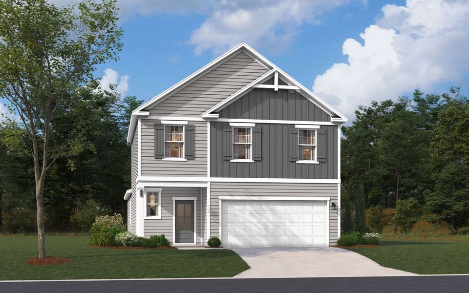 Representative exterior photo of a completed home built from the The Sadler by Stanley Martin Homes in Greenpoint, Harlem, GA (Image 20).