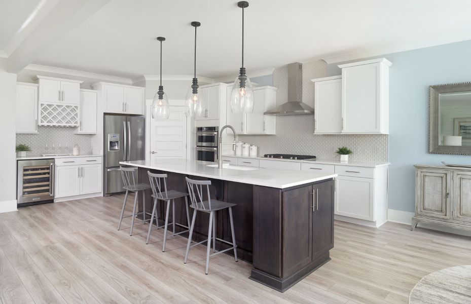 Furnished interior view inside a new home in Sea Island Preserve, Johns Island (Image 6).