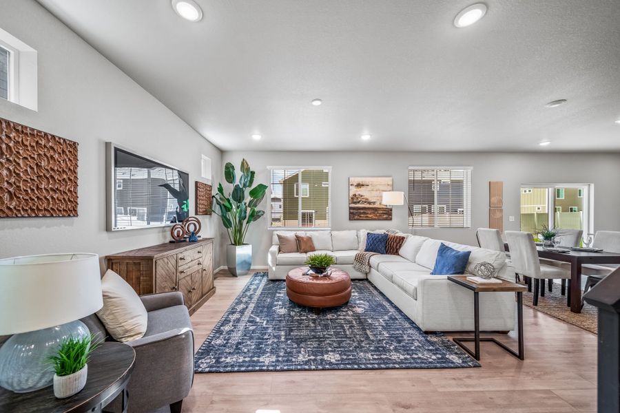 Furnished interior view inside a new home in Bradley Heights, Colorado Springs (Image 11).