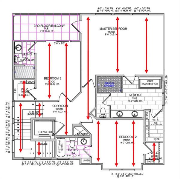 Third Floor Layout