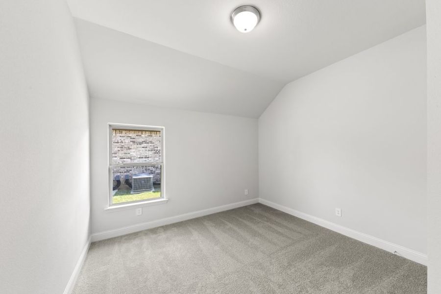 Representative exterior photo of a completed home built from the Hampton by Impression Homes in Timberbrook, Justin, TX (Image 19). Representative exterior photo of a completed home built from the Hampton by Impression Homes in Timberbrook, Justin, TX (Image 19).