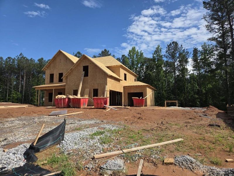 In-progress construction of a new home in , Ellenwood, GA (Image 5).