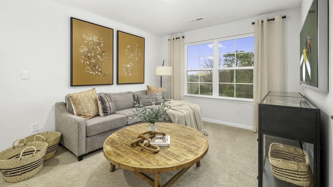 Furnished interior view inside a new home in Quail Haven, Winston-Salem (Image 20).