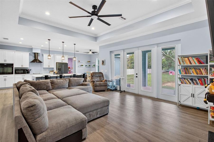 Furnished interior view inside a new home in , Largo (Image 36).