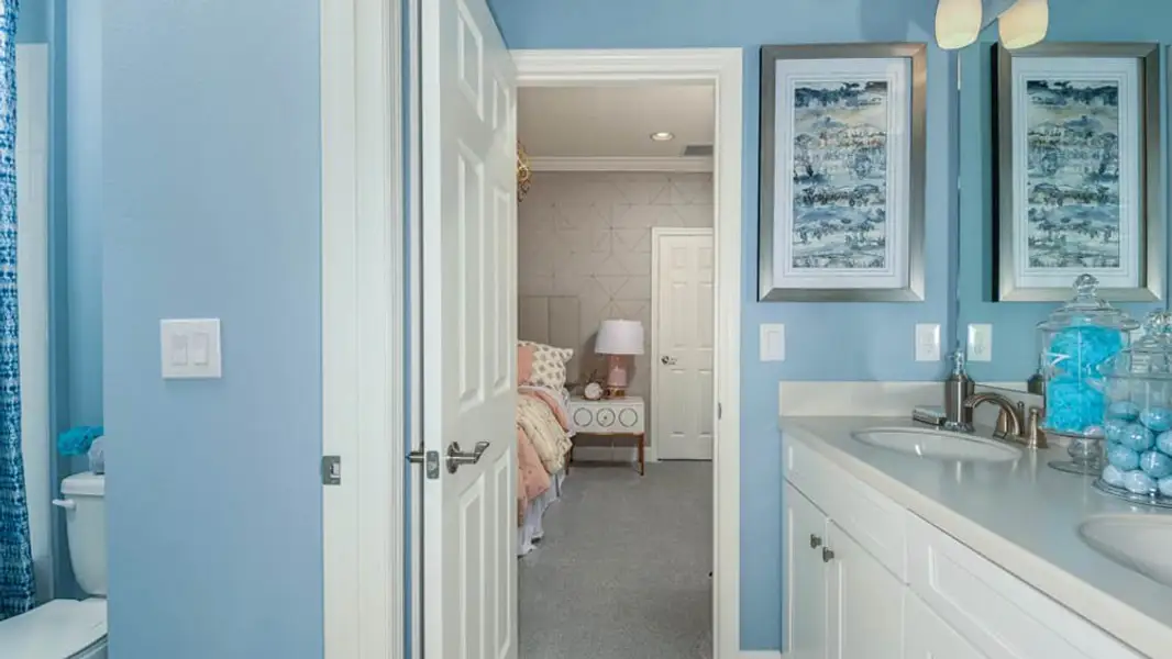 Representative furnished interior of a home built from the Barbados by Taylor Morrison in Central Park, Port St. Lucie (Image 26).