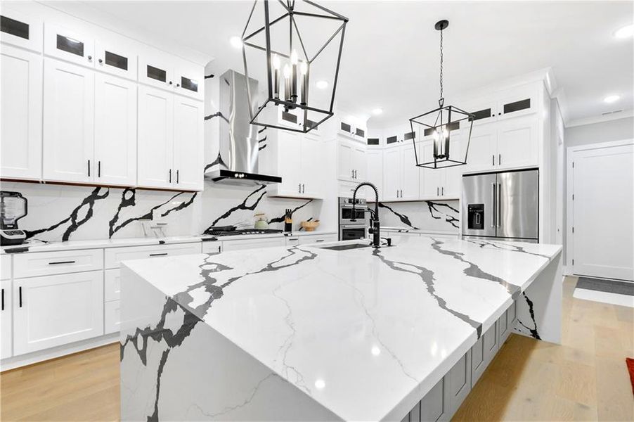 Furnished interior view inside a new home in , Brookhaven (Image 29).