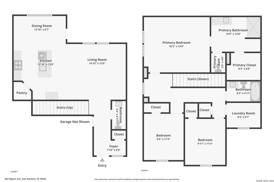 2D floor plan layout of this home in Redbird Ranch, San Antonio, TX (Image 4). 2D floor plan layout of this home in Redbird Ranch, San Antonio, TX (Image 4).