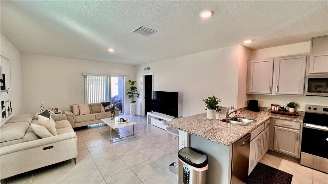 Furnished interior view inside a new home in Harmony West, St. Cloud (Image 8).