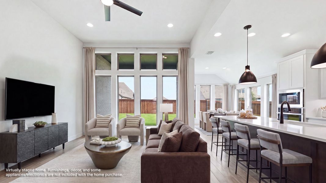 Furnished interior view inside a new home in Meraki, Forney (Image 6).