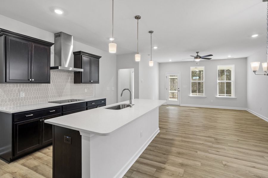 Furnished interior view inside a new home in Sweetbrier, Durham (Image 7).