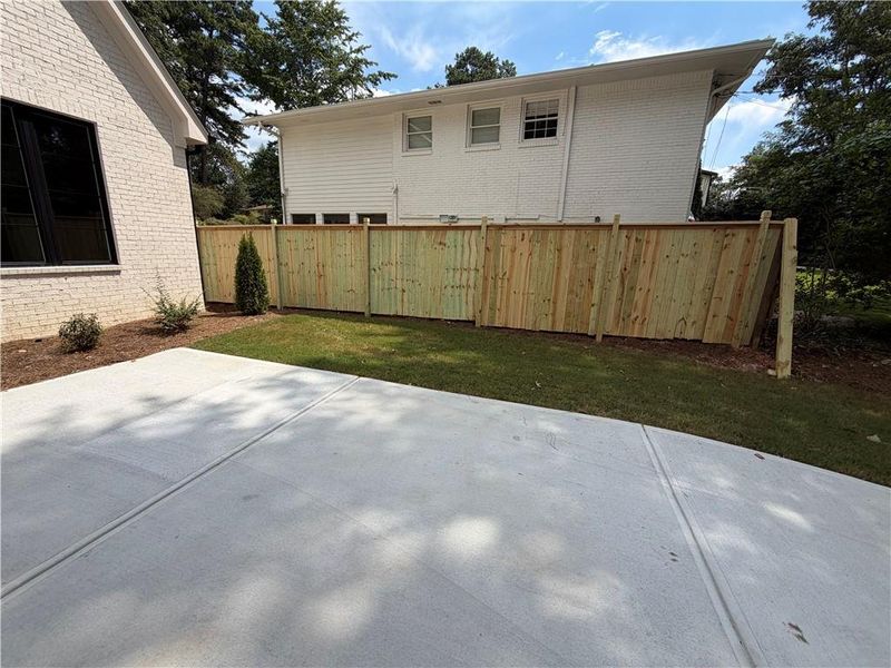 Exterior details and patio area of a home in , Atlanta (Image 35).