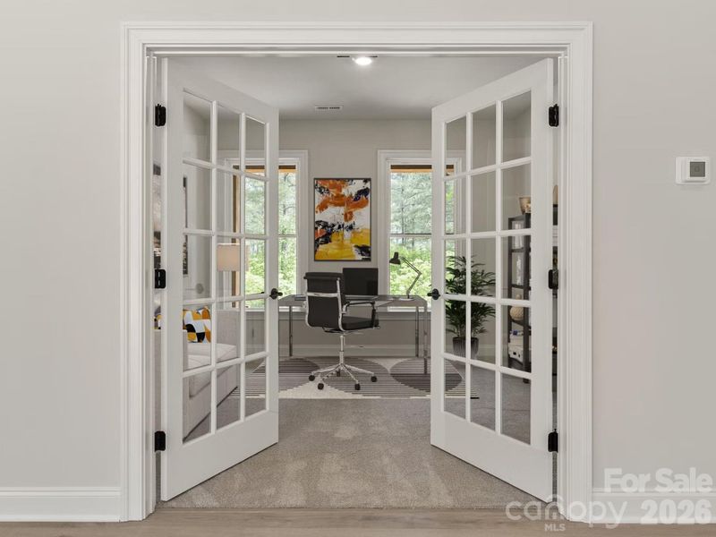 Furnished interior view inside a new home in , Asheboro (Image 9).