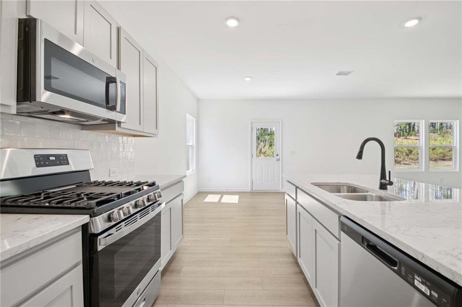 Furnished interior view inside a new home in The Pointe at Heron Bay, Locust Grove (Image 8).