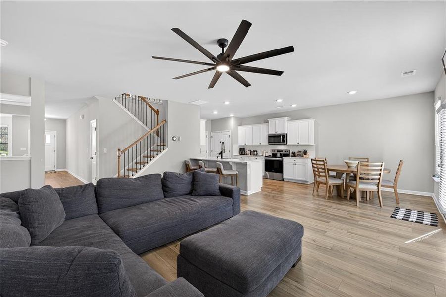 Furnished interior view inside a new home in , Conley (Image 9).