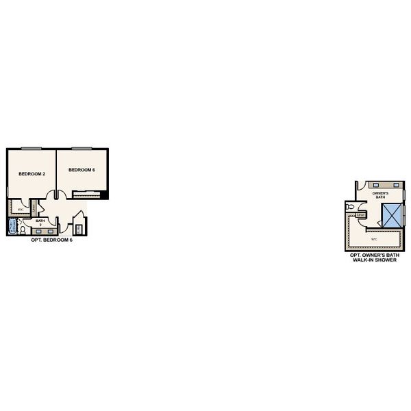 2D floor plan layout for the The Montclair by Century Communities in Trails at Smoky Hill | The Preserve, Parker, CO (Image 10).