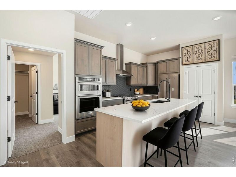 Furnished interior view inside a new home in , Arvada (Image 11).