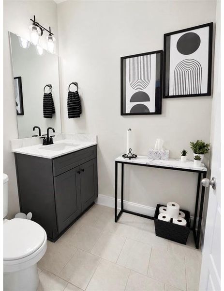 Furnished interior view inside a new home in , Atlanta (Image 13).