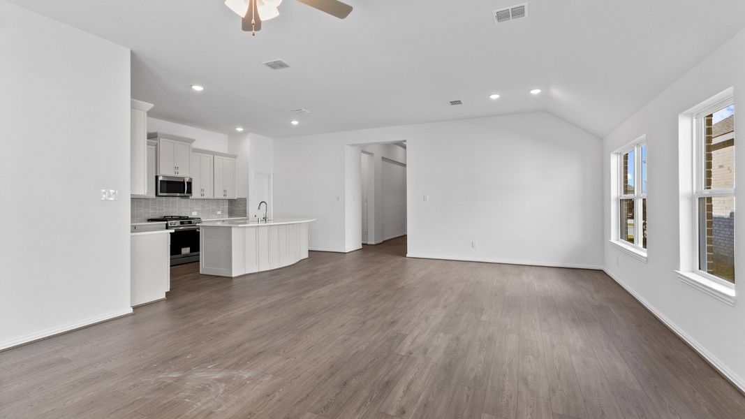 Furnished interior view inside a new home in Beamer Villas, Friendswood (Image 11).
