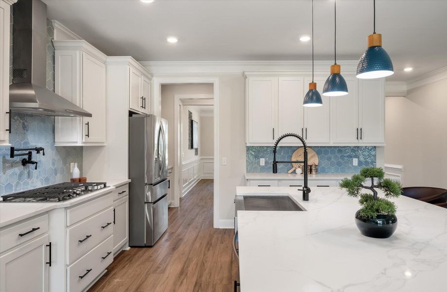 Furnished interior view inside a new home in The Enclave at French Quarter Creek, Huger (Image 35).