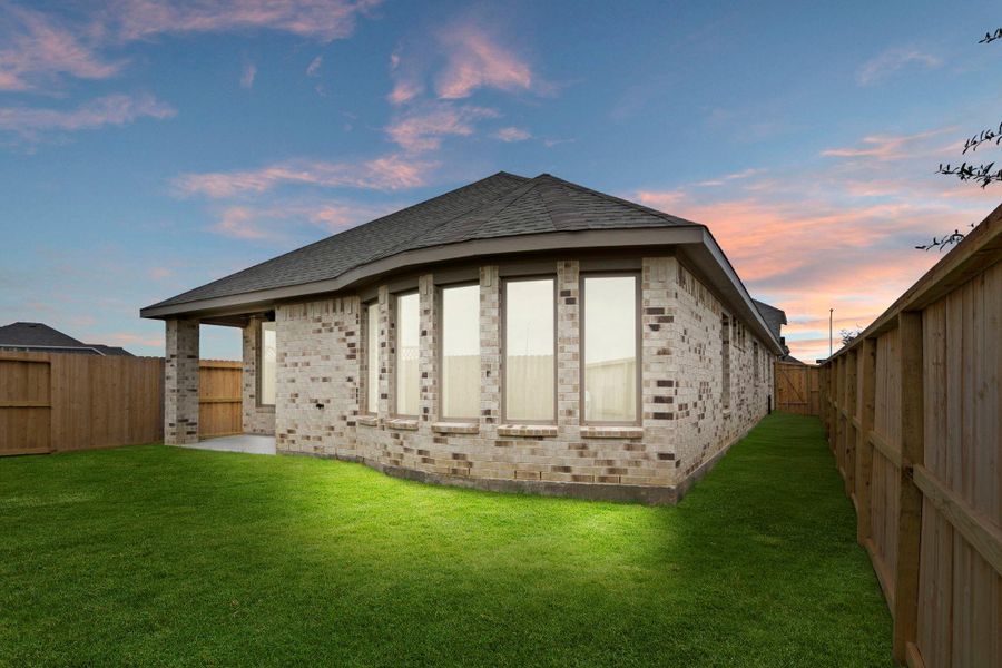 Front exterior of a new home in Jubilee, Hockley, TX, highlighting curb appeal (Image 18).