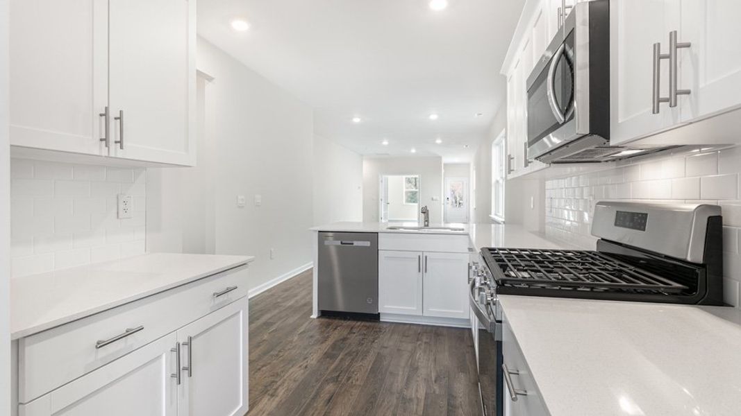 Furnished interior view inside a new home in The Villas at Haywood Glen, Knightdale (Image 7).